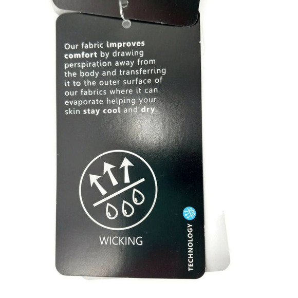 Romeo + Juliet Womens Active Leggings Black Purple Stretch Full Length M New - Picture 7 of 10